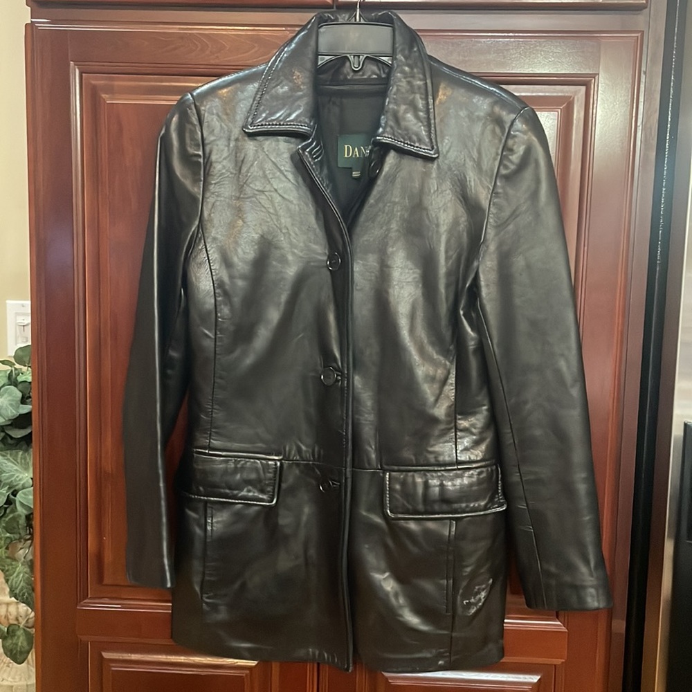 Ladies buttery soft leather jacket